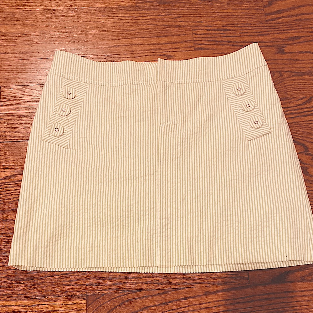 Lily Pulitzer seersucker miniskirt